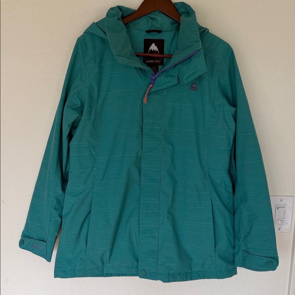 Burton Women's Jet Set Jacket, green-blue space dye Large - Picture 7 of 10